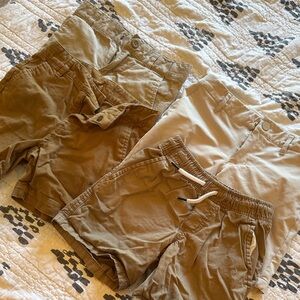 Set of Tan and Brown Shorts
